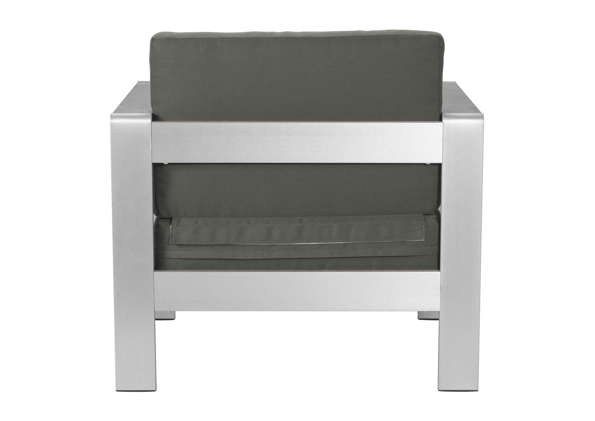 Cosmopolitan Arm Chair Gray,Zuo