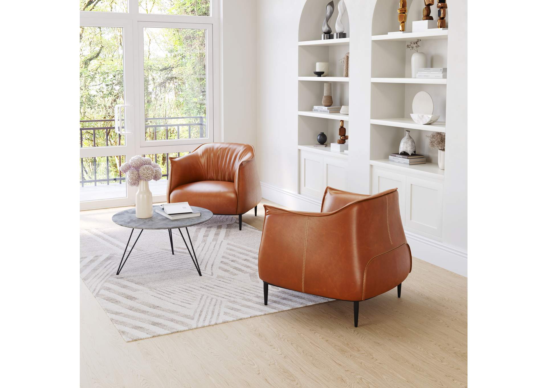 Julian Accent Chair Coffee,Zuo