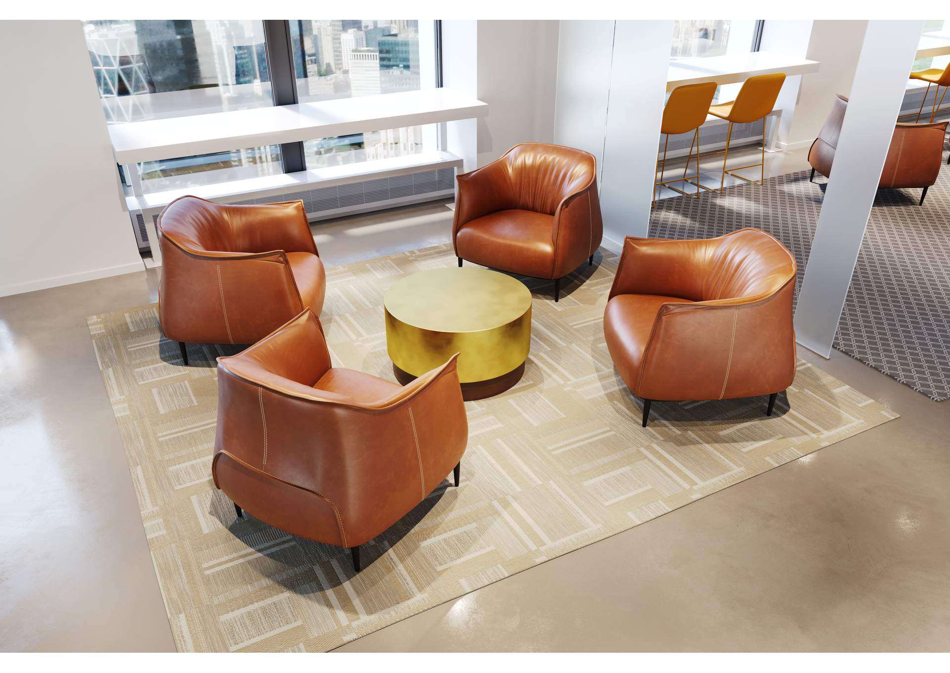 Julian Accent Chair Coffee,Zuo