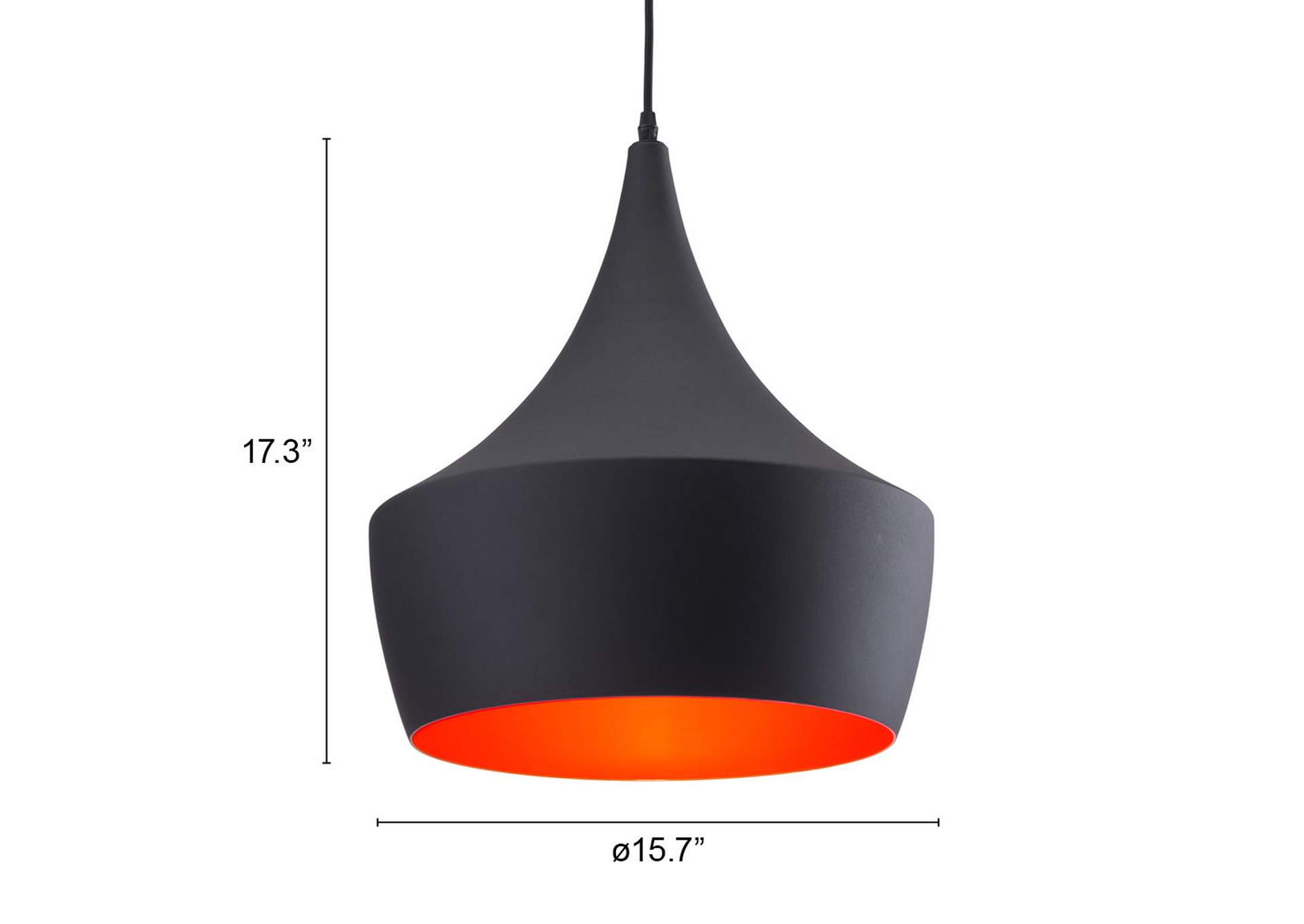 Copper Ceiling Lamp Black,Zuo