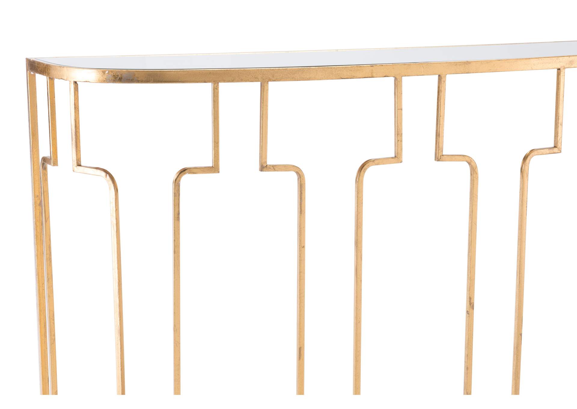 Roma Console Table Set Gold,Zuo