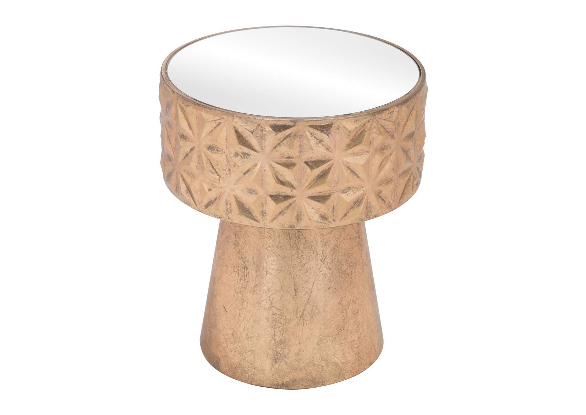 Aztec Side Table Gold,Zuo