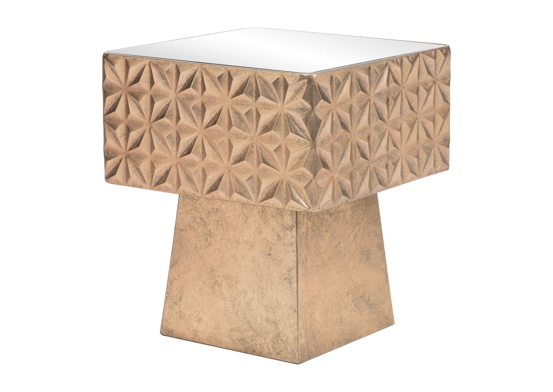 Mayan Side Table Gold,Zuo