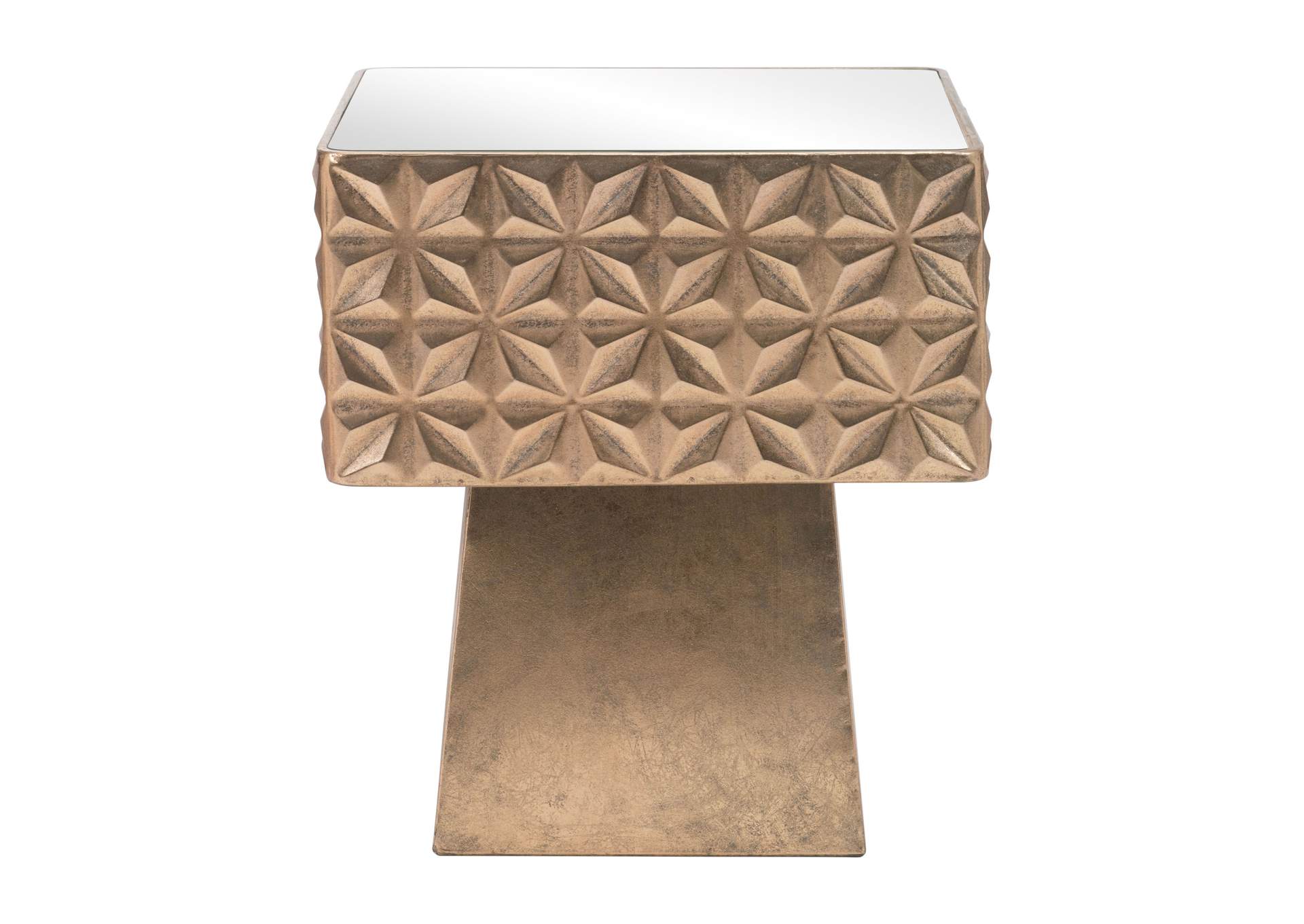 Mayan Side Table Gold,Zuo