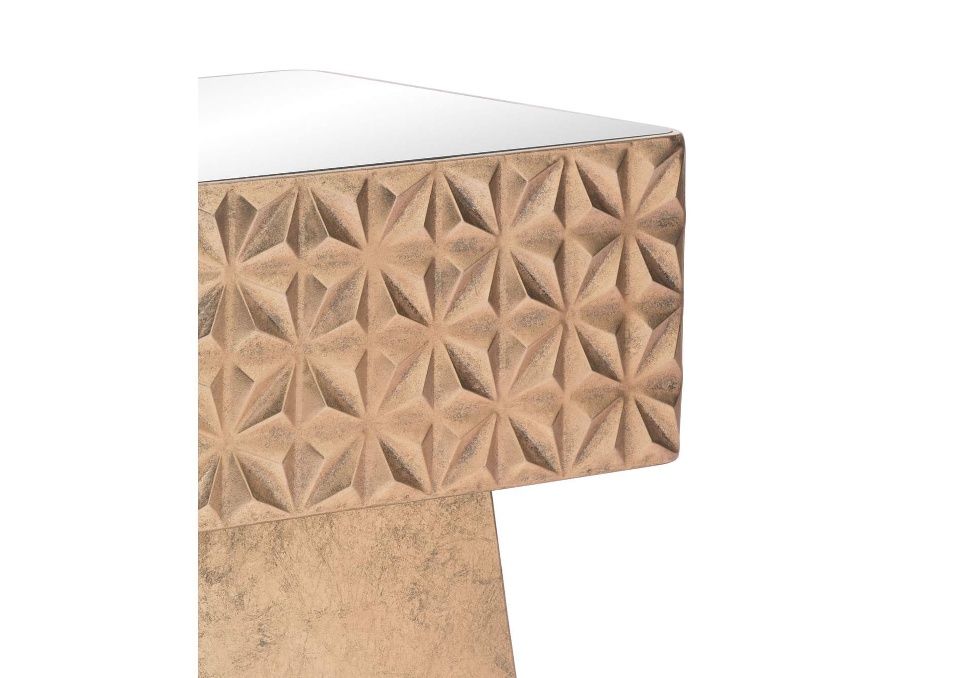 Mayan Side Table Gold,Zuo