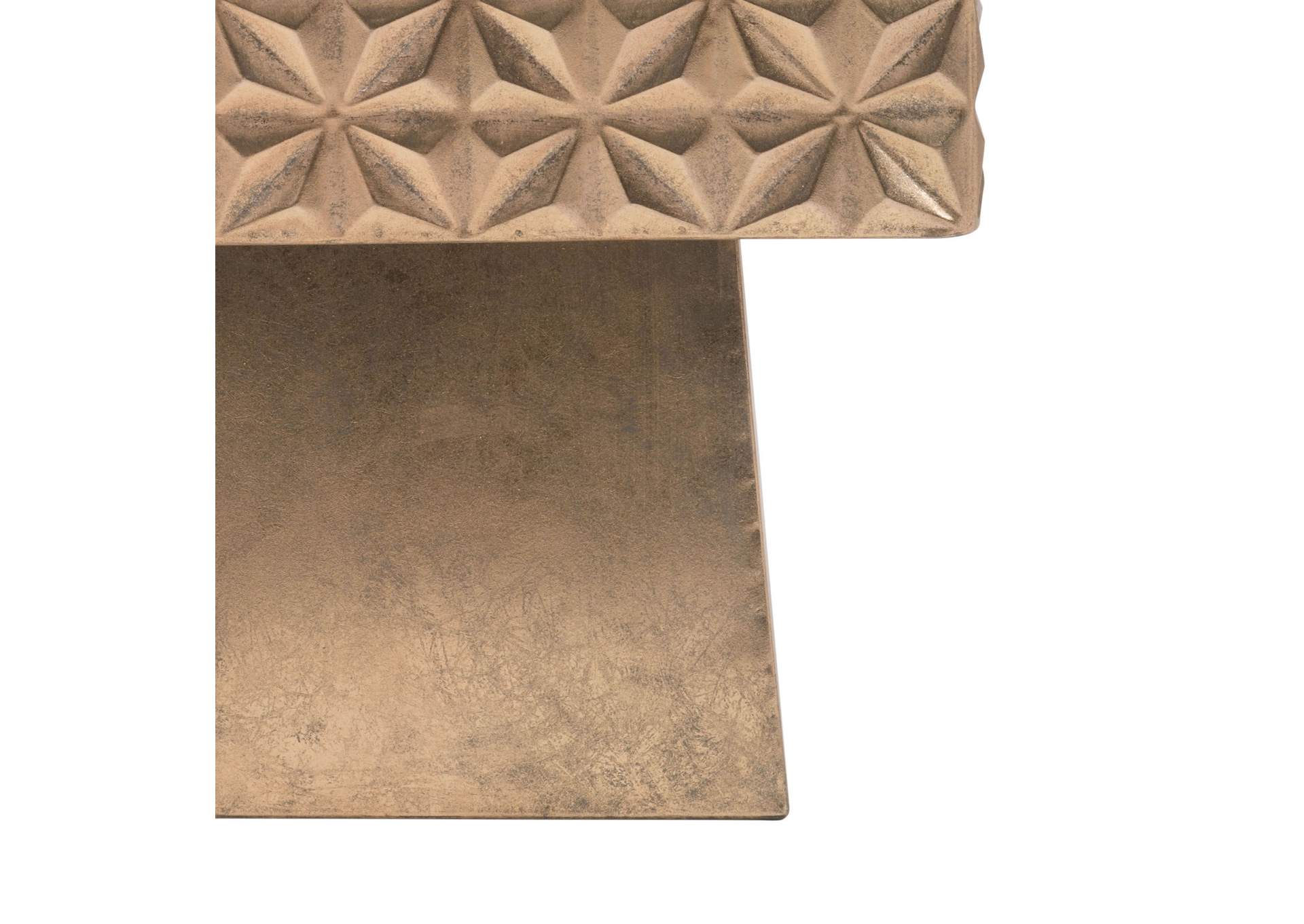 Mayan Side Table Gold,Zuo