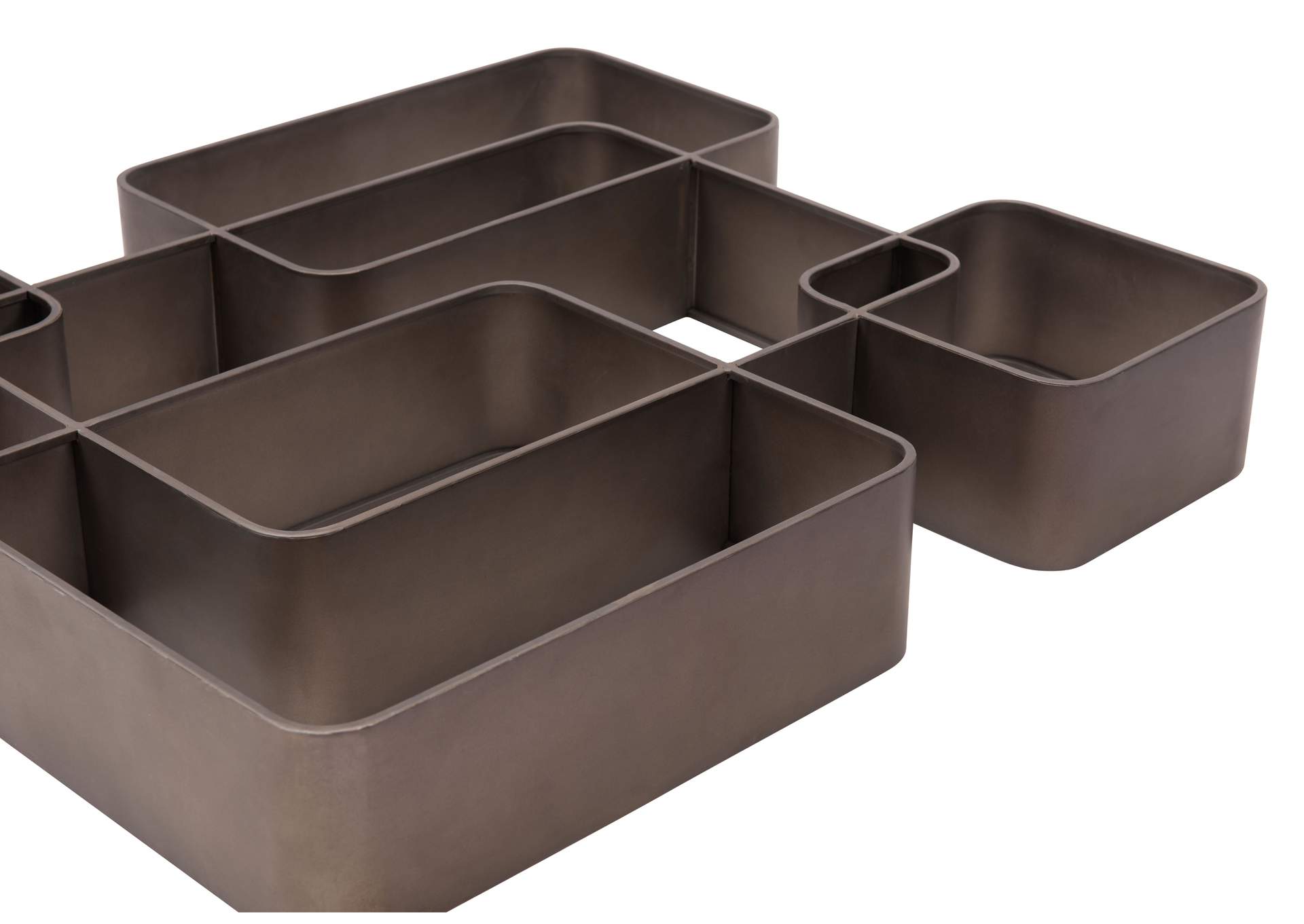 Reza Wall Shelf Antique Gray,Zuo