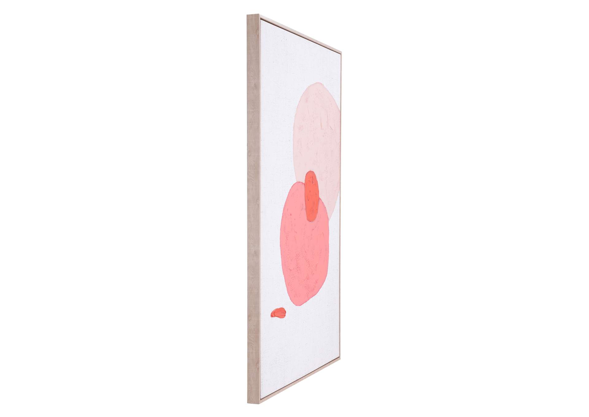 Pink Geode Canvas Wall Art Multicolor,Zuo