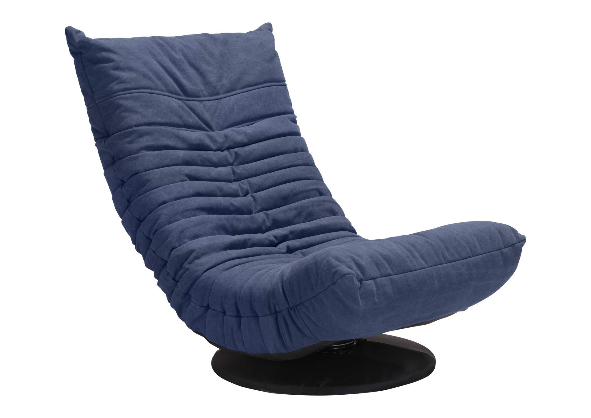 Down Low Swivel Chair Blue,Zuo