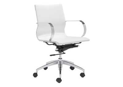 Image for Glider Low Back Office Chair White