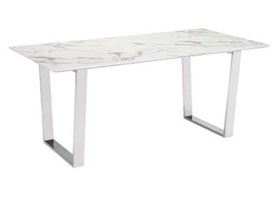 Image for Atlas Dining Table White & Silver