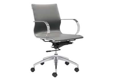 Image for Glider Low Back Office Chair Gray
