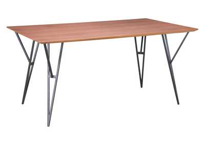 Image for Audrey Dining Table Walnut & Black