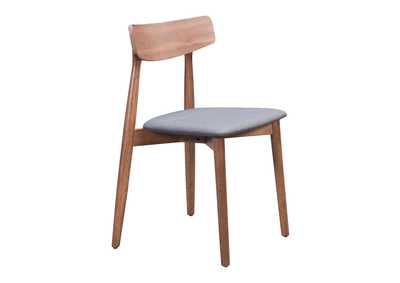 Image for Newman Dining Chair (Set Of 2) Walnut & Gray
