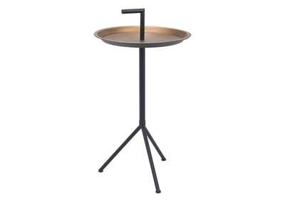 Mercy Accent Table Gold & Black