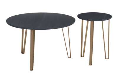 Image for Set Of 2 Somme Coffee Tables Black