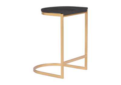 Image for Louis Counter Stool (Set Of 2) Black & Gold