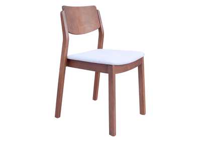 Image for Desdamona Dining Chair (Set Of 2) Light Gray & Walnut
