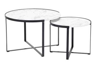 Image for Brioche Coffee Table Set White & Black