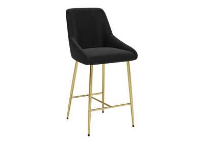 Image for Madelaine Counter Stool Black & Gold