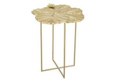 Image for Lotus Side Table Gold