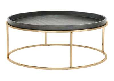 Image for Jahre Coffee Table Black & Brass