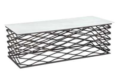 Image for Duchess Coffee Table White & Antique Bronze