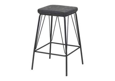 Image for Samuel Counter Stool (Set Of 2) Vintage Black
