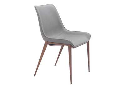 Image for Magnus Dining Chair Slate Gray & Walnut