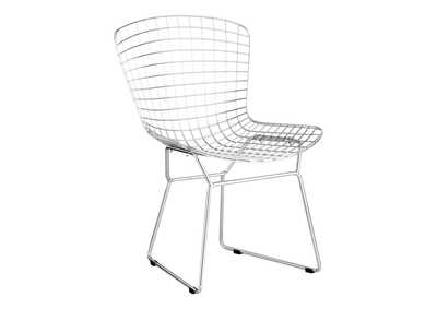 Image for Wire Dining Chair (Set Of 2) Chrome