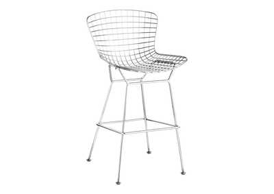 Image for Wire Barstool (Set Of 2) Chrome