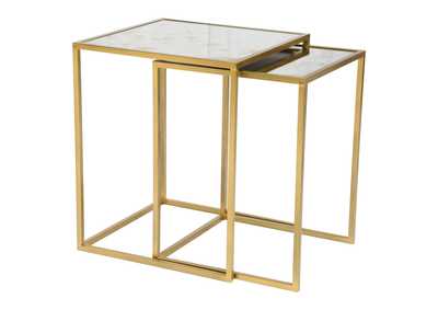 Image for Calais Nesting Tables Gold