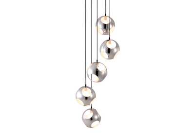 Image for Meteor Shower Ceiling Lamp Chrome