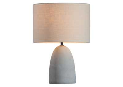 Image for Vigor Table Lamp Beige & Gray