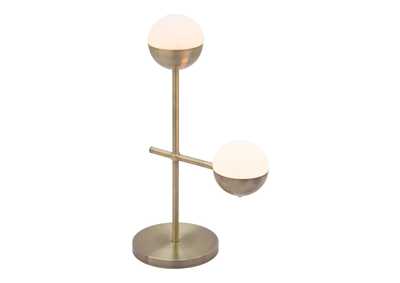 Image for Waterloo Table Lamp White & Bronze