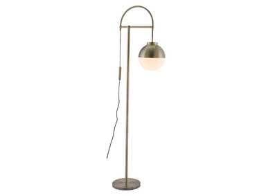 Image for Waterloo Floor Lamp White & Bronze