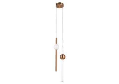 Image for Fuya Ceiling Lamp Brass
