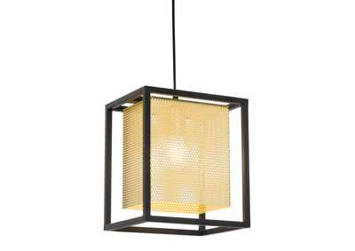 Image for Yves Ceiling Lamp Gold & Black