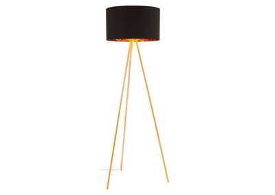 Image for Mariel Floor Lamp Black & Gold