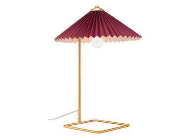 Image for Charo Table Lamp Red & Gold