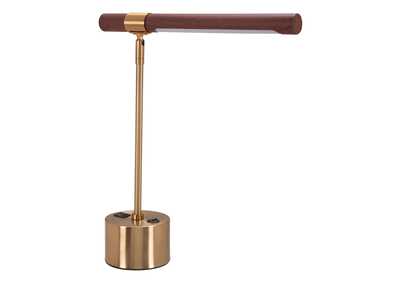 Image for Kippy Table Lamp Brown & Brass