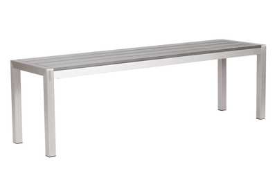 Image for Metropolitan Double Bench Gray & Silver