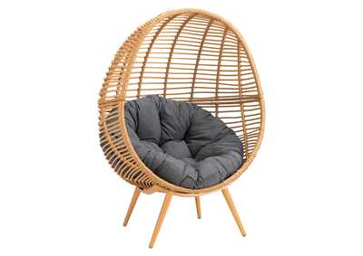 Image for Kelley Accent Chair Gray & Natural