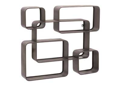 Image for Reza Wall Shelf Antique Gray