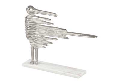 Image for Streak Table Art Silver & White